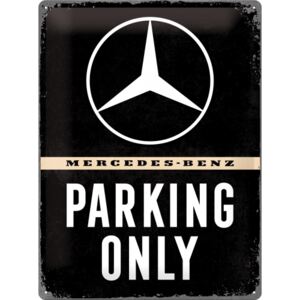 Nostalgic Art Fémtáblák: Mercedes-Benz Parking Only - 40x30 cm