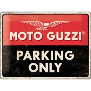 Nostalgic Art Fémtáblák: Moto Guzzi Parking Only - 40x30 cm