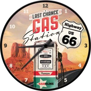 Nostalgic Art Retró óra – Route 66 (Gas Station)