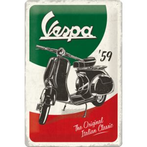 Nostalgic Art Fémtáblák: Vespa The Italian Classic - 30x20 cm