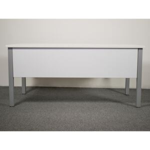 ALB-A160-FE fémlábas íróasztal szoknyatakaróval (217982) (OUTLET)