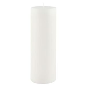 Cylinder Pure fehér gyertya, égési idő 60 óra - Ego Dekor