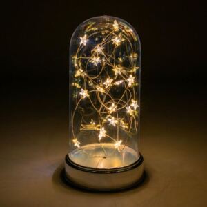 Karácsonyi dekoratív kúp - 20 LED, meleg fehér