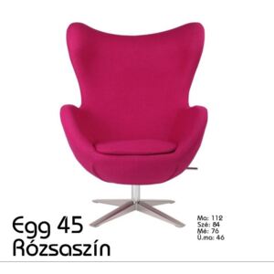Egg YQ-45 fotel Szövet Rózsaszín