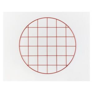 Circle Rojo piros üzenőtábla drótból, ⌀ 59 cm - Really Nice Things