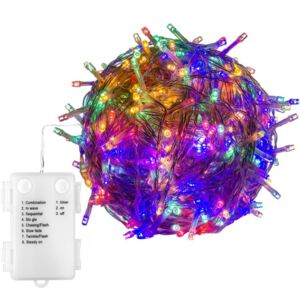 Akku fényfüzér VOLTRONIC® - 20m/200x LED színes