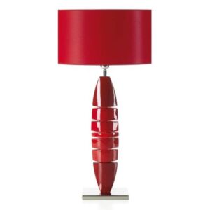 Envy 4683 Asztali lámpa FUSO piros piros kerámia textil