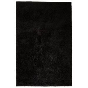 Fekete shaggy szőnyeg 80 x 150 cm