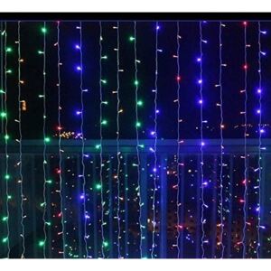 Karácsonyi fényfüggöny 3 x 3 m/300 LED - színes