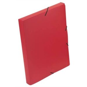 Gumis mappa, 30 mm, PP, A4, VIQUEL Coolbox, piros (IV021301)