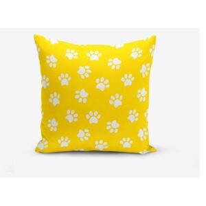 Yellow Background Pati sárga pamutkeverék párnahuzat, 45 x 45 cm - Minimalist Cushion Covers