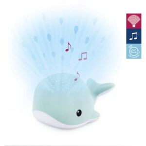 Zazu – WALLY bálna projektor (kivetítő) nyugtató dallamokkal - Kék