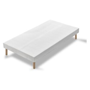 Blanc egyszemélyes ágy, 90 x 200 cm - Bobochic Paris