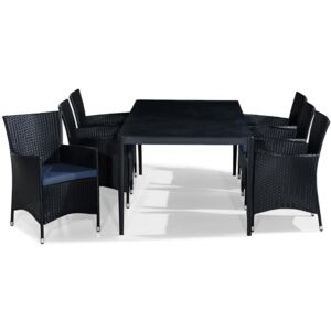 Asztal és szék garnitúra VG7271, Szín: Kék