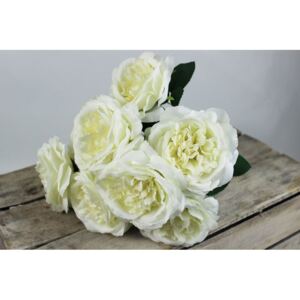 Fehér angol rózsa csokor