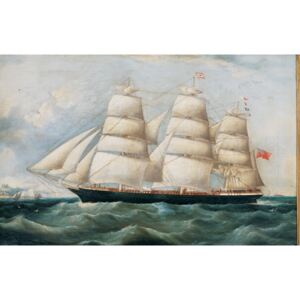 The Ship Lake Lemon Festmény reprodukció, Navi, (30 x 24 cm)
