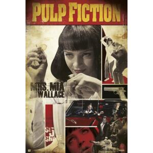 Pulp Fiction: Ponyvaregény - Mia Plakát, (61 x 91,5 cm)