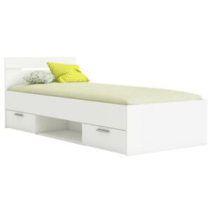 Egyszemélyes ágy 90 cm Myriam (fehér). 808129