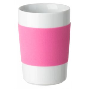 Kahla - Nagy pohár rózsaszín csíkkal Kahla touch! 350ml (K100104)