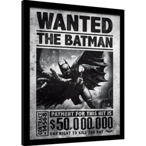 Batman: Arkham Origins - Wanted Keretezett Poszter