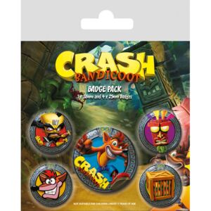 Crash Bandicoot - Pop Out kitűző