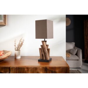 Massziv24 - Asztali lámpa PURE NATUR 45 cm - természetes, barna
