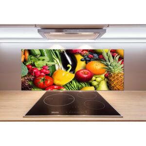 Hátfal panel konyhai Zöldség és gyümölcs