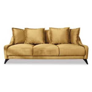 Royal Rose mustársárga bársony kanapé - Miuform