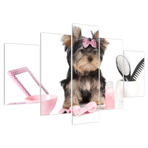 Yorkshire terrier masnival (Modern kép, Vászonkép, {dim}})