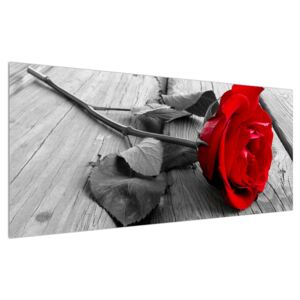 Vörös rózsa képe (Modern kép, Vászonkép, {dim}})
