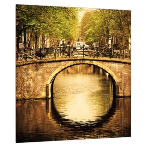 Amsterdami városkép (Modern kép, Vászonkép, {dim}})