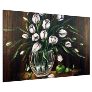 Tulipánok a vázáben (90x60 cm)
