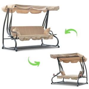 SmileHOME by Pepita Relax Plus 4személyes, dönthető kerti Hintaág