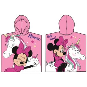 Disney Minnie unikornis poncso rózsaszín