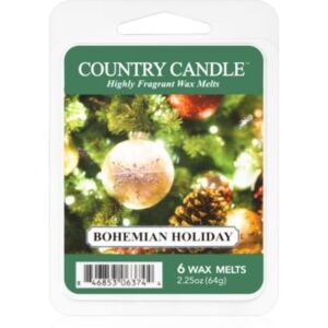 Country Candle Bohemian Holiday illatos viasz aromalámpába 64 g