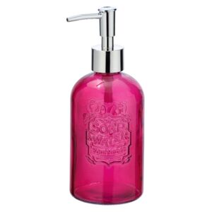 Vetro rózsaszín üveg szappanadagoló, 520 ml - Wenko