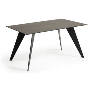 Nack étkezőasztal szürke asztallappal, 160 x 90 cm - La Forma