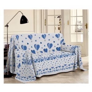 Takaró a kanapén Léggömbök kék Made in Italy