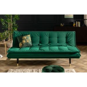 Ágyazható kanapé Clark 184 cm smaragdzöld