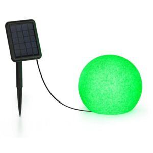 Blumfeldt Shinestone Solar 20, gömblámpa, napelem, Ø 20 cm, RGB-LED, IP68, akkumulátor