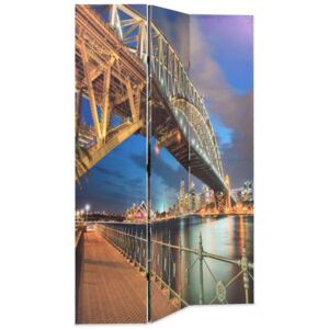 VidaXL Sydney-i Kikötőhíd mintás paraván 120 x 170 cm