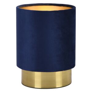 [lux.pro]® Asztali lámpa Welsum éjjeli lámpa design 20 cm x ø15 cm kék