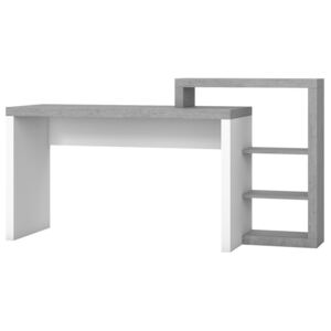 Íróasztal NVBF11 Fehér + beton