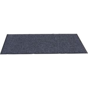 Beltéri lábtörlő szőnyeg lejtős éllel, 150 x 90 cm, fekete