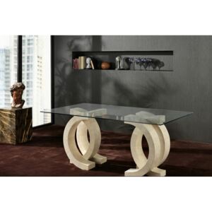 OLIMPYA kő design étkezőasztal 180/200cm