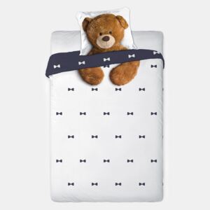 Gyermek ágyneműhuzat Bears fehér 140x200 cm