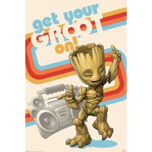 Plakát A galaxis őrzői - Get Your Groot On, (61 x 91.5 cm)
