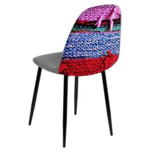Kötött mintás printelt szék