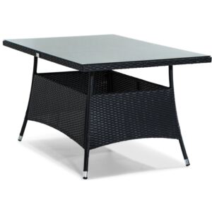 Kültéri asztal VG4716 90x140x74cm Fekete