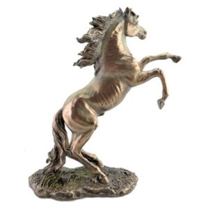 Ágaskodó ló szobor - 31,5 cm